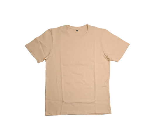 Round Neck Bio-Washed Cotton T-Shirt – 180 GSM