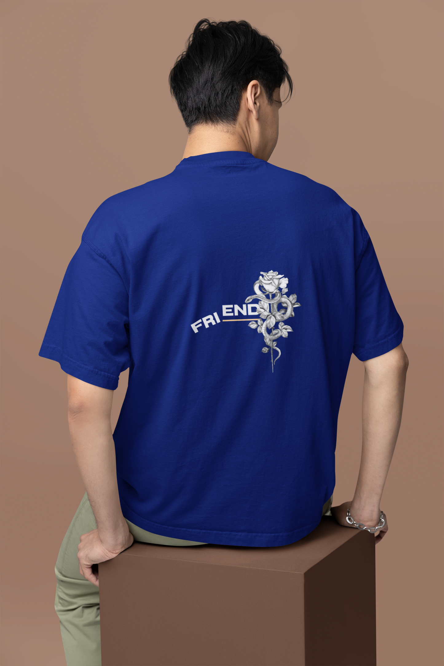 Dark Floral FRIENDS Statement Tee | Unisex Graphic T-Shirt