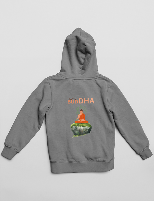 Lord Buddha Meditation Back Print Hoodie | Spiritual Zen Apparel