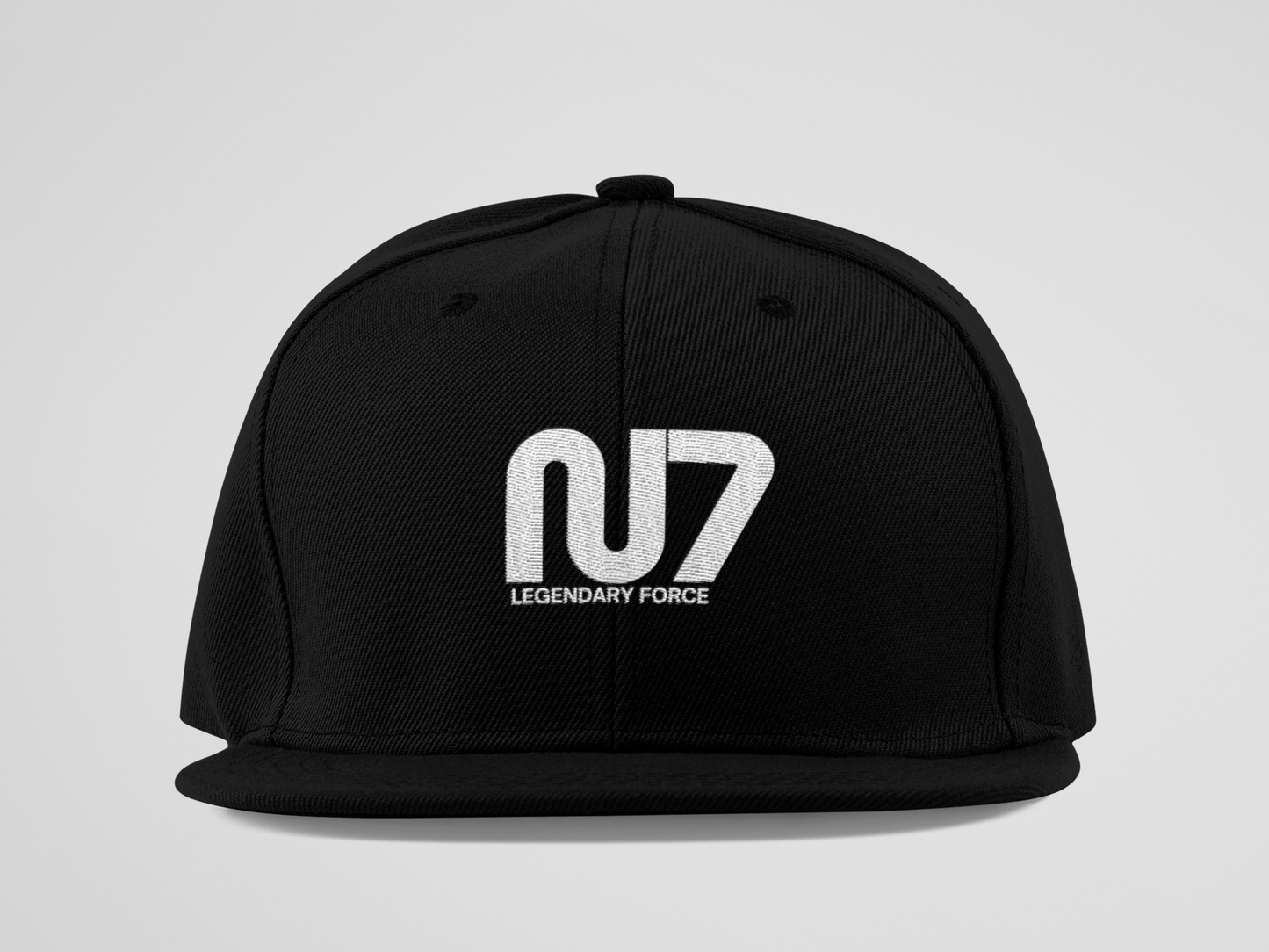 N7 Legendary Force Snapback Hat | Gray Embroidered Mass Effect Gaming Cap
