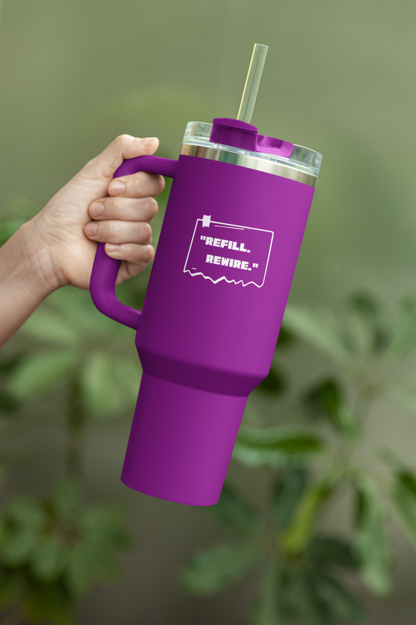 "REFILL. REWIRE." Stanley Tumbler - Your Perfect Hydration Companion