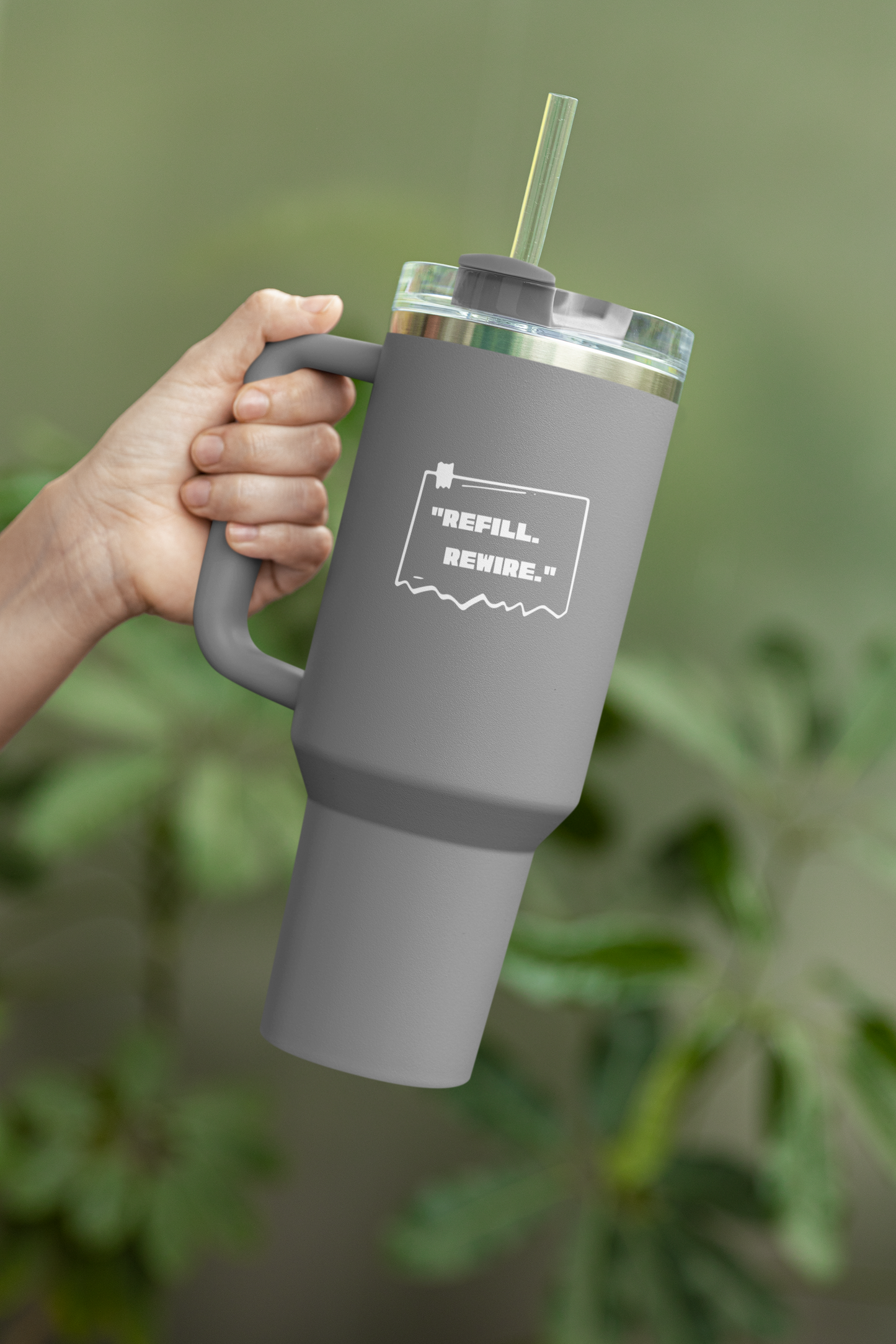 "REFILL. REWIRE." Stanley Tumbler - Your Perfect Hydration Companion