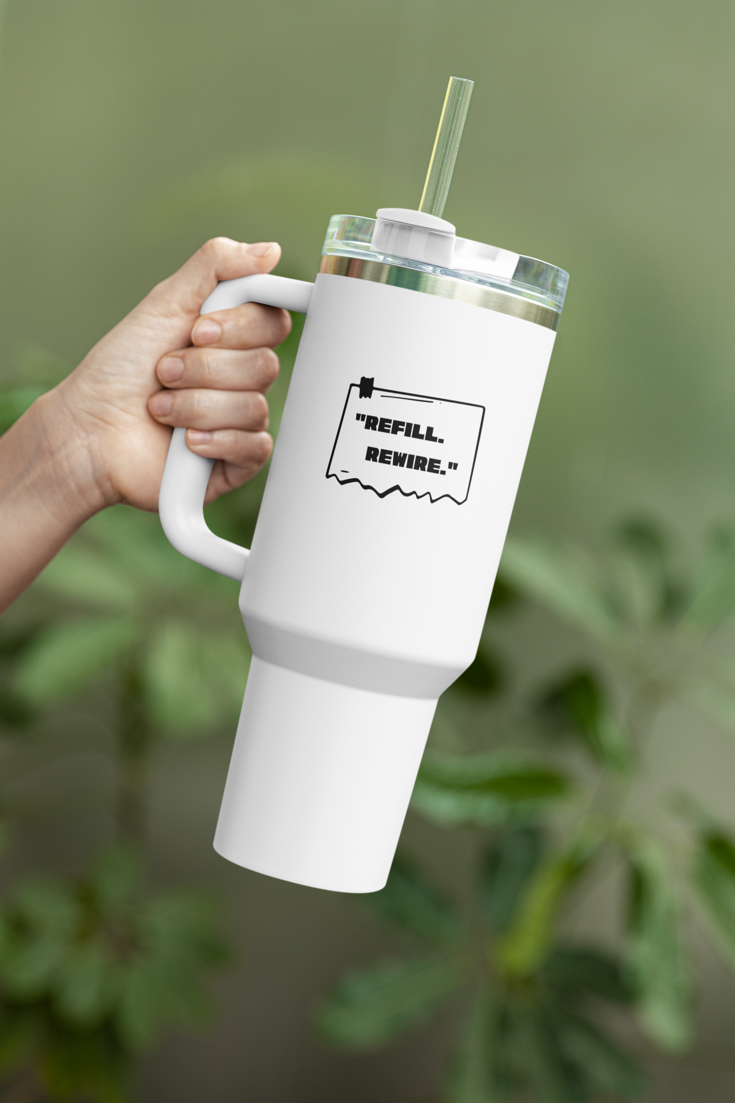 "REFILL. REWIRE." Stanley Tumbler - Your Perfect Hydration Companion