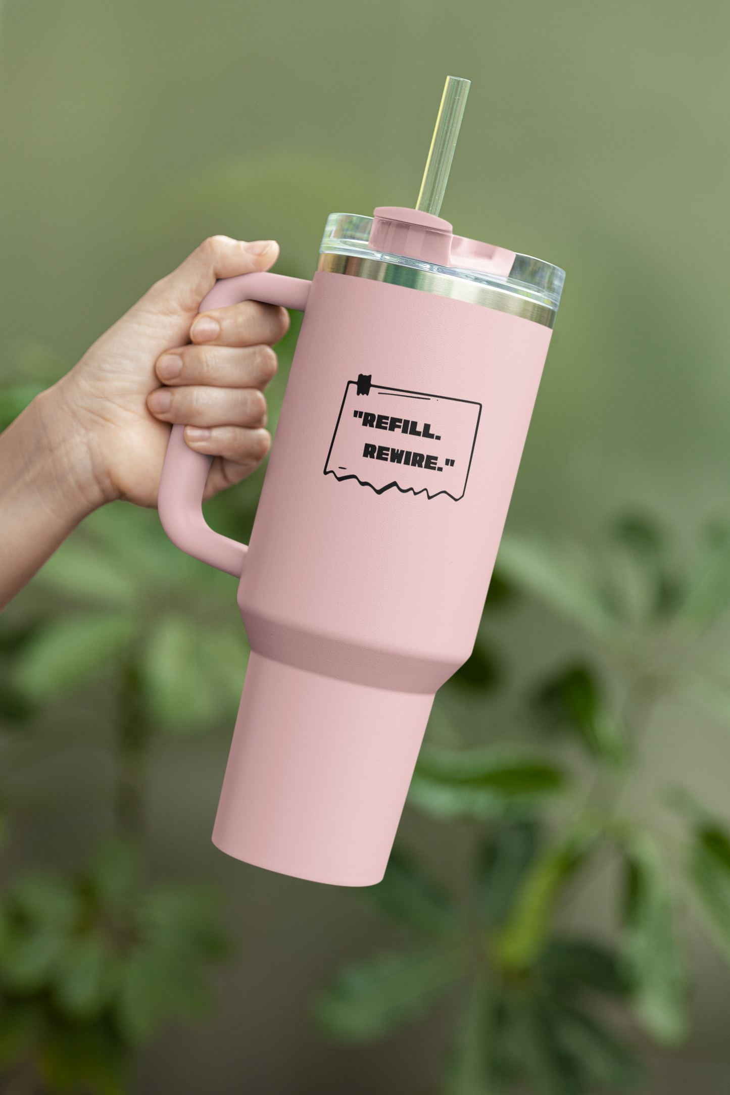 "REFILL. REWIRE." Stanley Tumbler - Your Perfect Hydration Companion