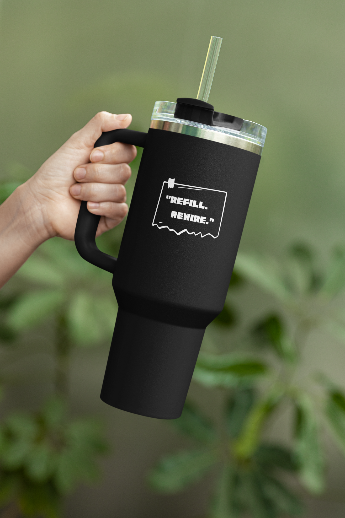 "REFILL. REWIRE." Stanley Tumbler - Your Perfect Hydration Companion