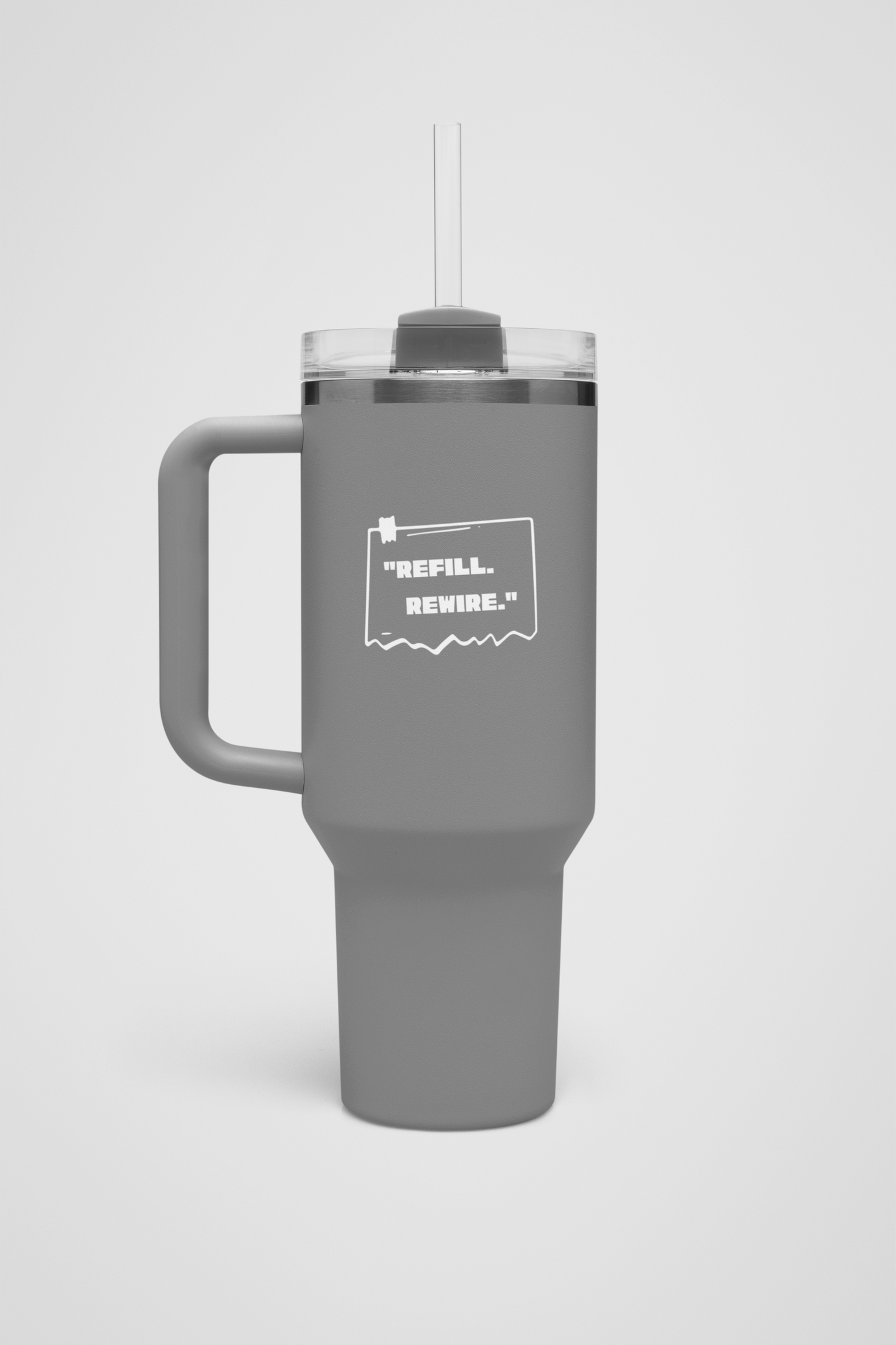"REFILL. REWIRE." Stanley Tumbler - Your Perfect Hydration Companion
