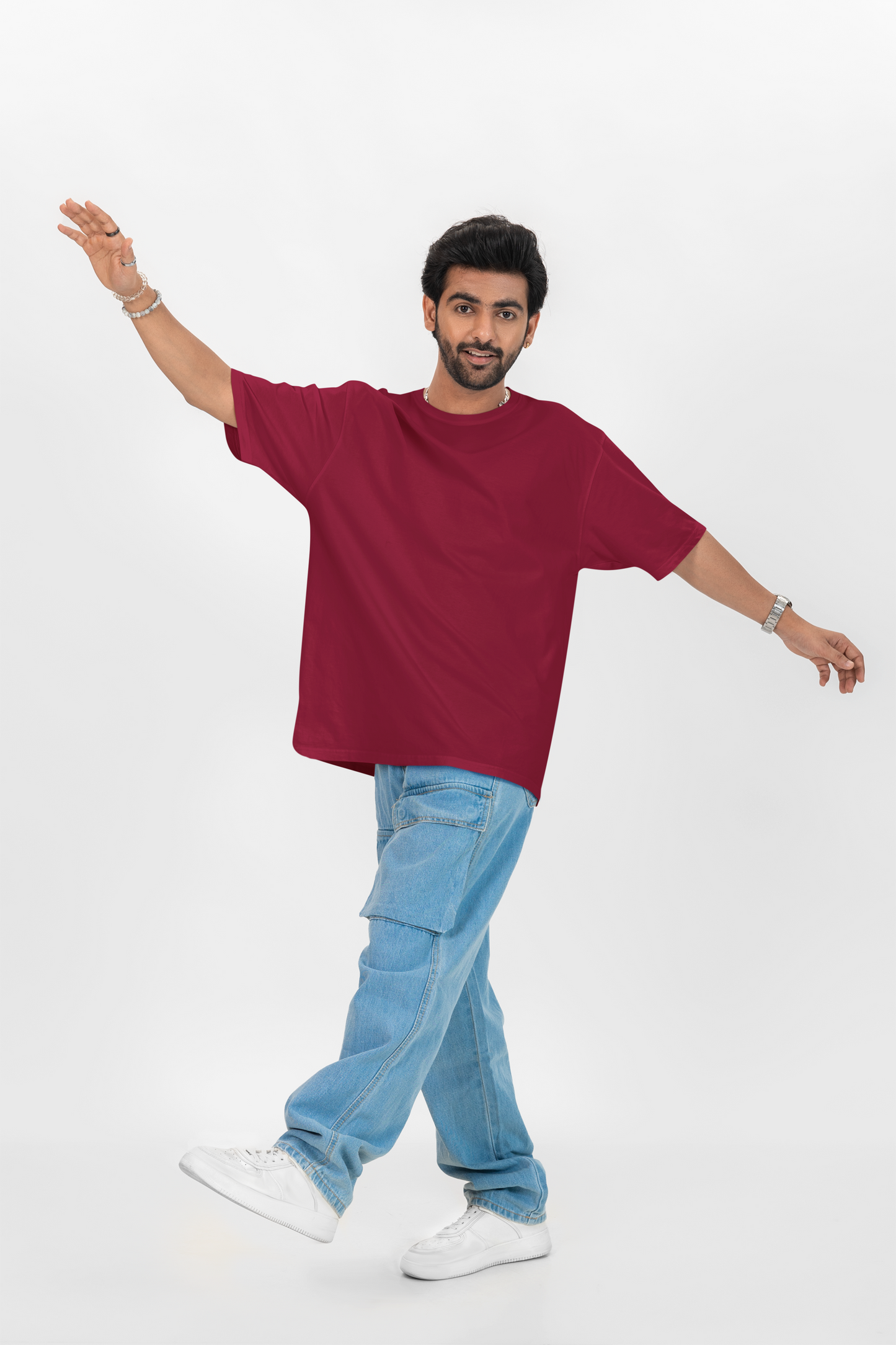 Oversized T-Shirt | 'Saviour of the World' Back Graphic-Mysoul