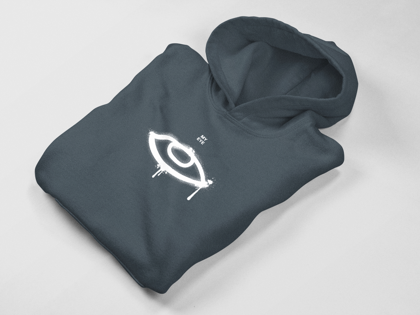 "Falling For You" Hoodie | Blue Lightning Love Message Pullover