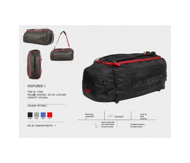 Wildcraft Duffle Bags (35L)