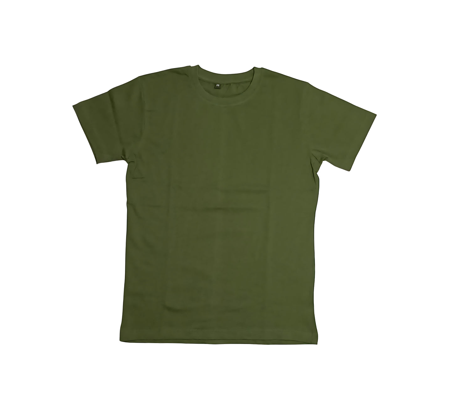 Round Neck Bio-Washed Cotton T-Shirt – 180 GSM