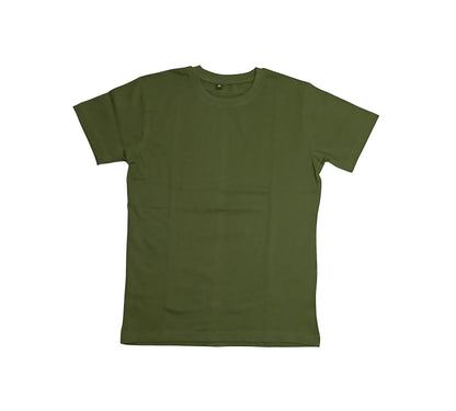 Round Neck Bio-Washed Cotton T-Shirt – 180 GSM