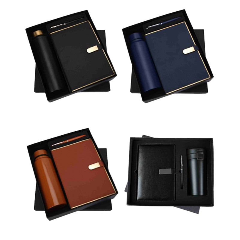 Elite Corporate Trio: Premium A5 Diary, SS Bottle & Executive Pen Set