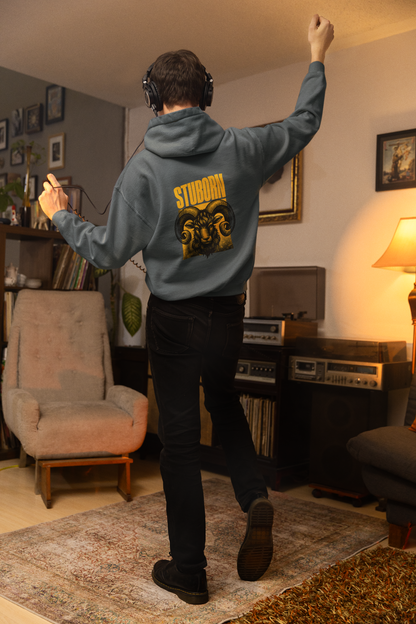 'Stubborn' Ram Graphic Oversized Hoodie | Streetwear Collection