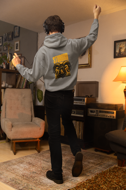 'Stubborn' Ram Graphic Oversized Hoodie | Streetwear Collection
