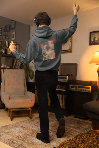 Oversized Hoodie | 'Risk is Always Better' Back Graphic