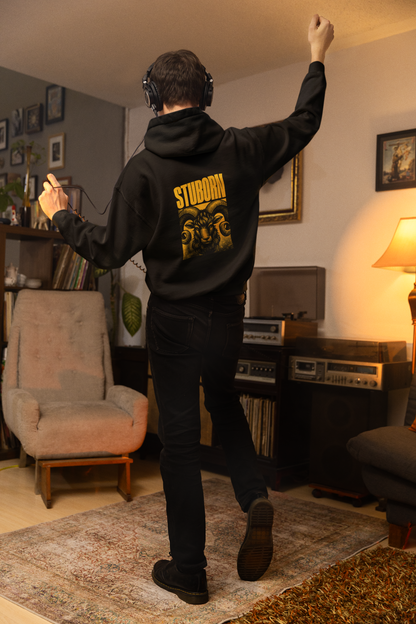 'Stubborn' Ram Graphic Oversized Hoodie | Streetwear Collection