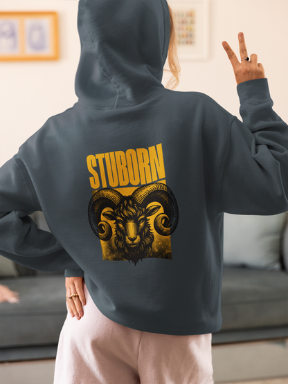 'Stubborn' Ram Graphic Oversized Hoodie | Streetwear Collection