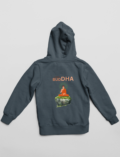 Lord Buddha Meditation Back Print Hoodie | Spiritual Zen Apparel