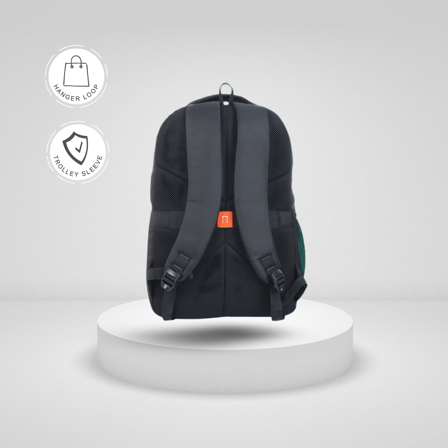 Durable and Comfortable 15.6" Laptop Backpack - Water-Resistant, Trolley Sleeve, 47×36×12 cm