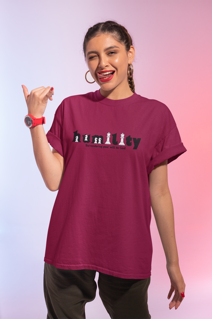 Spiritual Humility Graphic T-Shirt | Inspirational Faith-Based Apparel
