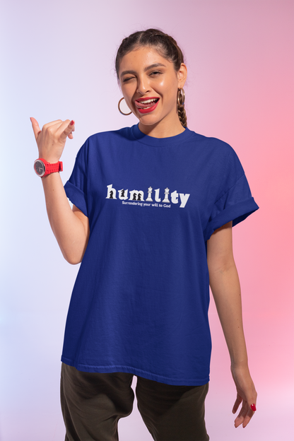 Spiritual Humility Graphic T-Shirt | Inspirational Faith-Based Apparel