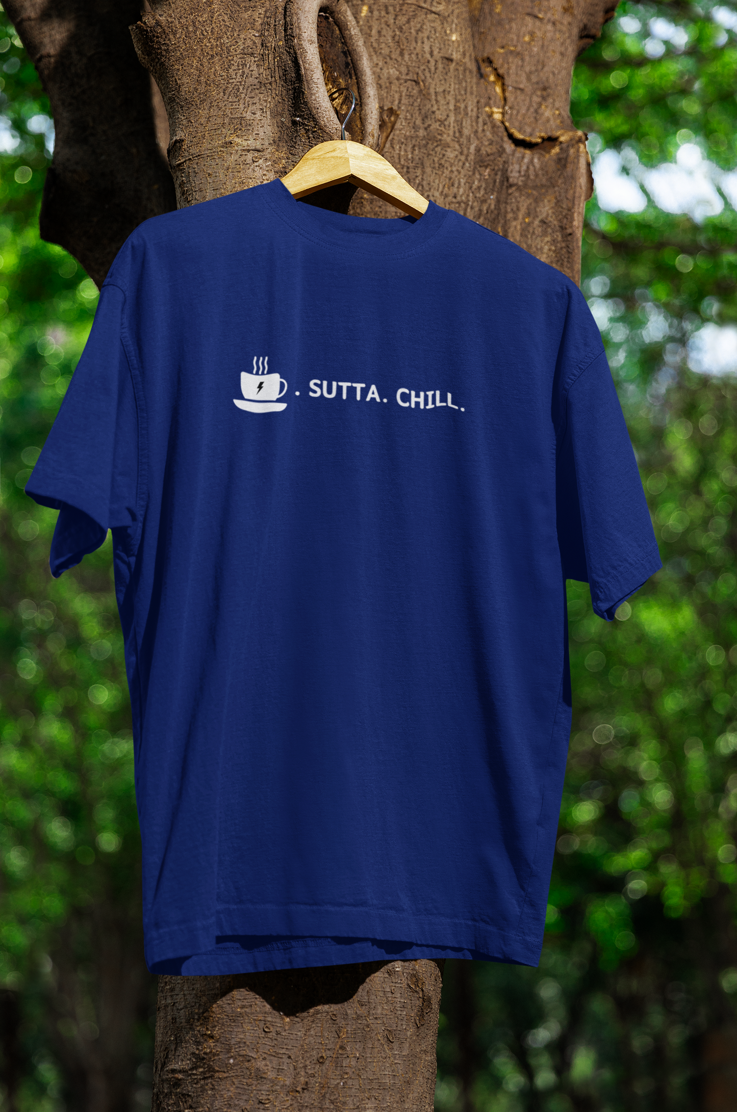 Chai. Sutta. Chill. Minimalist Graphic T-Shirt | Relaxation Vibe Tee