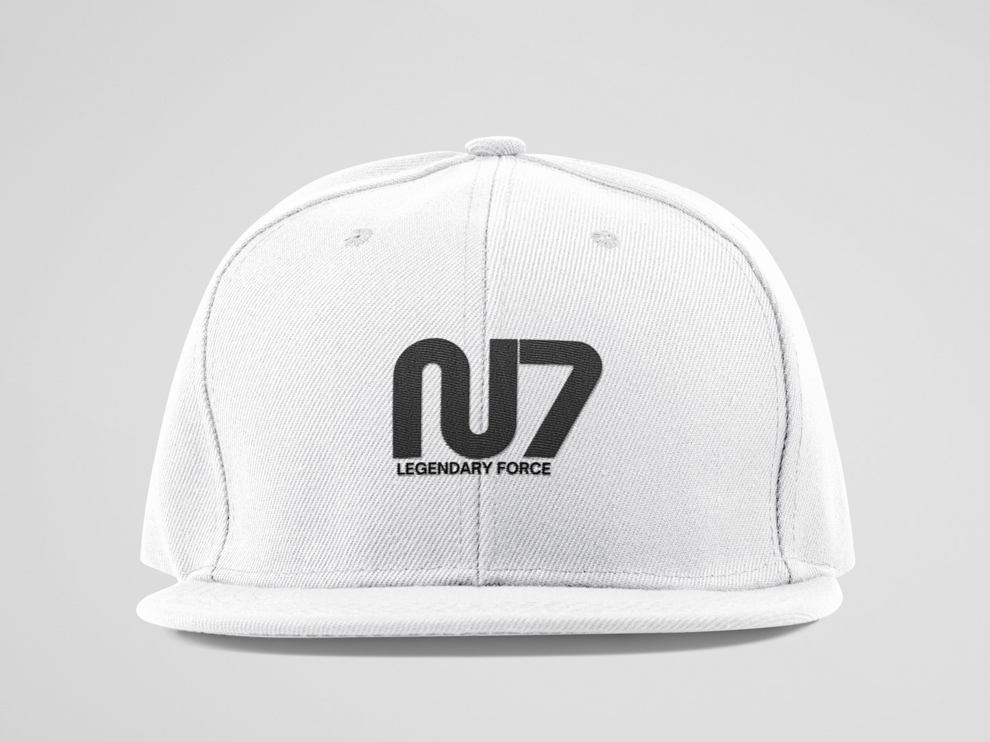 N7 Legendary Force Snapback Hat | Gray Embroidered Mass Effect Gaming Cap