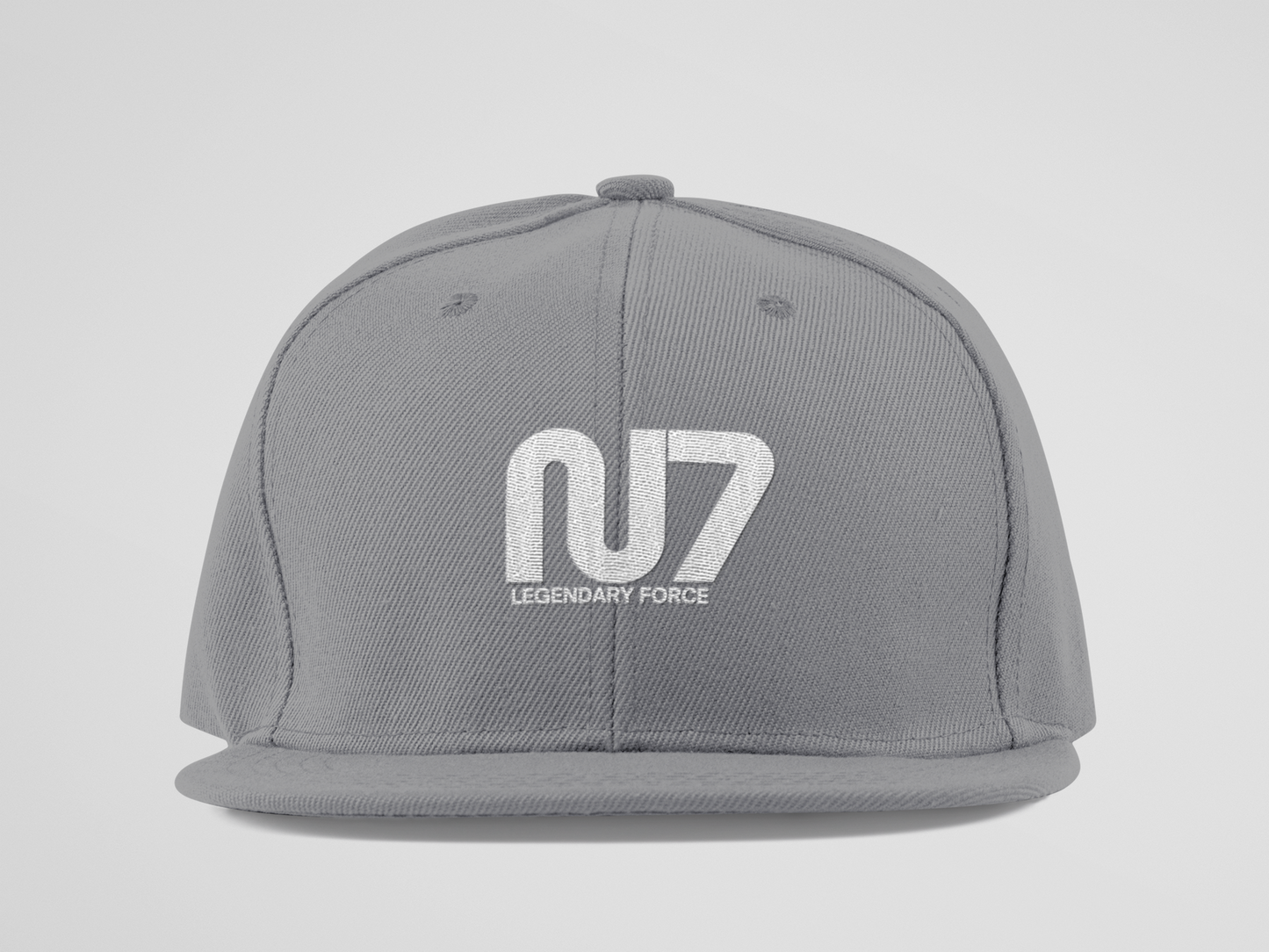 N7 Legendary Force Snapback Hat | Gray Embroidered Mass Effect Gaming Cap