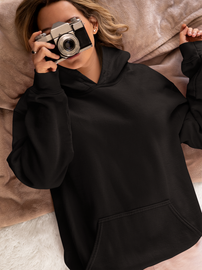 Oversized Hoodie | 'Call of the Wild' Wolf Silhouette Print