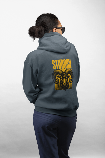 'Stubborn' Ram Graphic Oversized Hoodie | Streetwear Collection