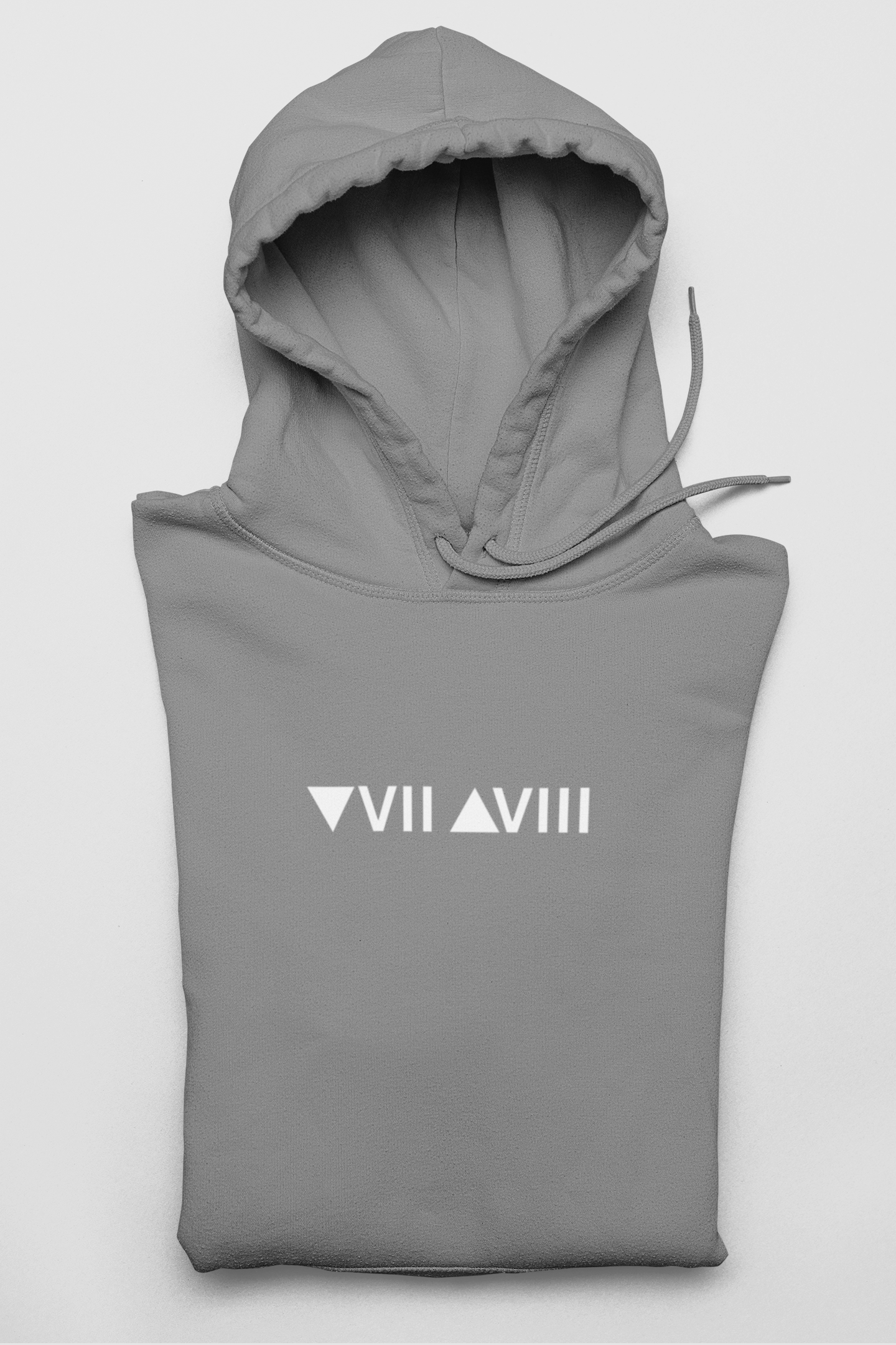 Fall Seven Times, Stand Up Eight Back Print Hoodie | Motivational VII-VIII Pullover