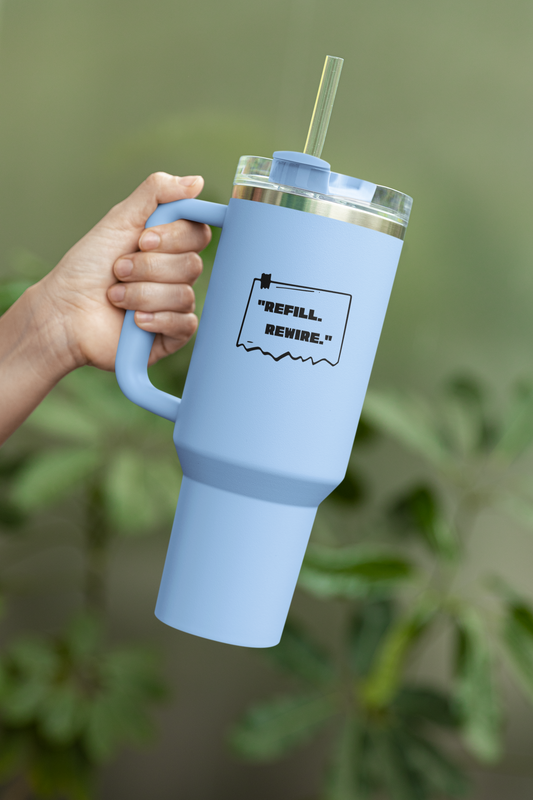 "REFILL. REWIRE." Stanley Tumbler - Your Perfect Hydration Companion