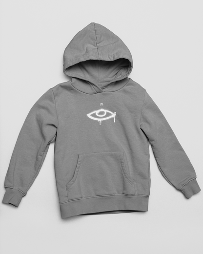 "Falling For You" Hoodie | Blue Lightning Love Message Pullover