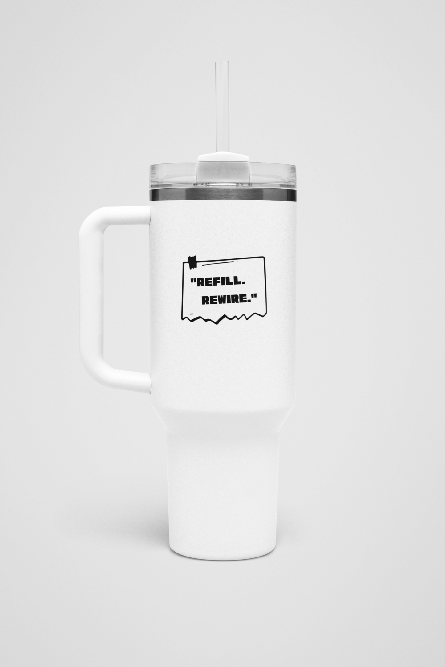 "REFILL. REWIRE." Stanley Tumbler - Your Perfect Hydration Companion