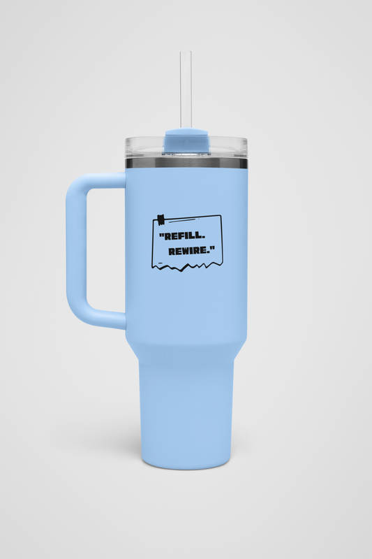 "REFILL. REWIRE." Stanley Tumbler - Your Perfect Hydration Companion