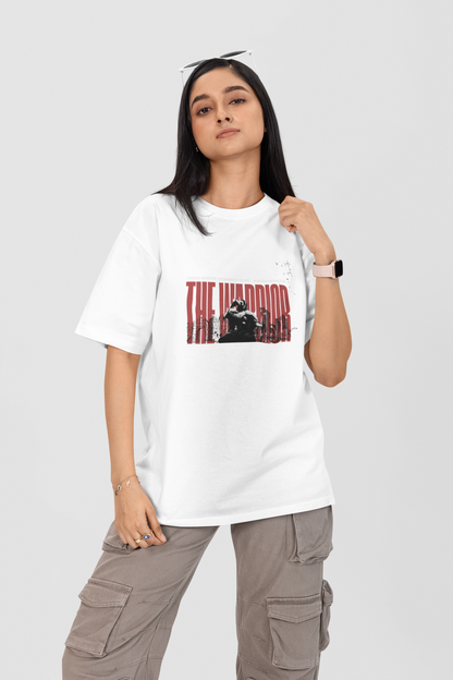 'The Warrior' Oversized Graphic Tee | Gym Streetwear