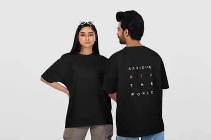 Oversized T-Shirt | 'Saviour of the World' Back Graphic-Mysoul