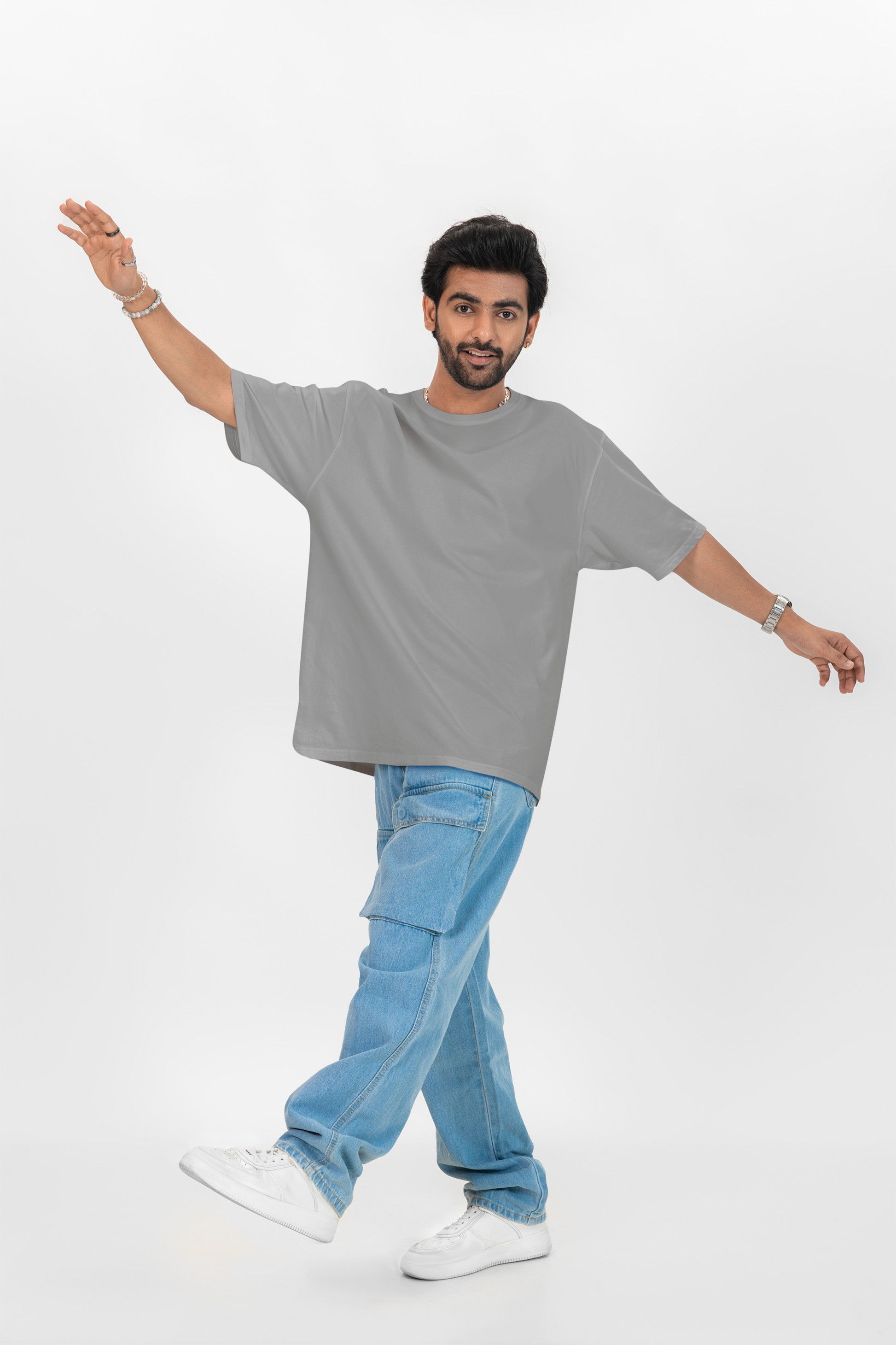 Oversized T-Shirt | 'Saviour of the World' Back Graphic-Mysoul