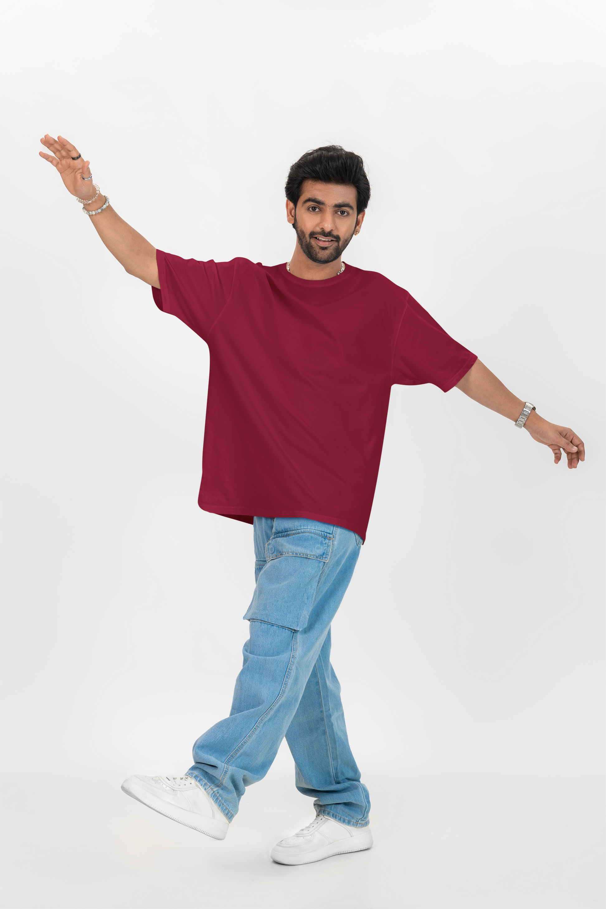 Oversized T-Shirt | 'Saviour of the World' Back Graphic-Mysoul