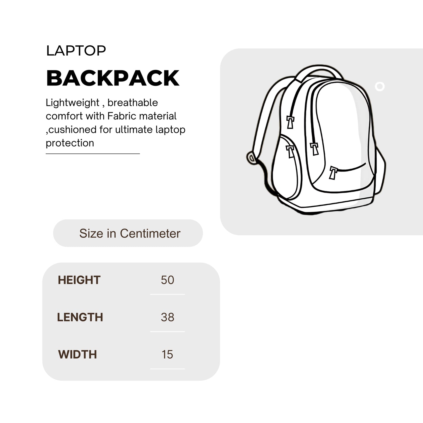 Modern, Lightweight Daypack | High-Quality Travel & Work Bag